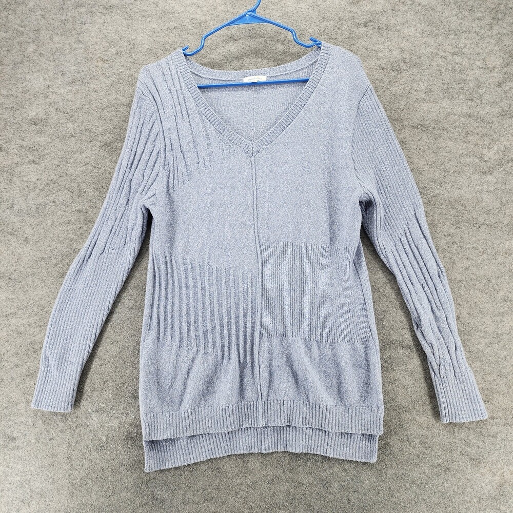 Sundance Sweater Womens Medium Long Sleeve Blue V Neck